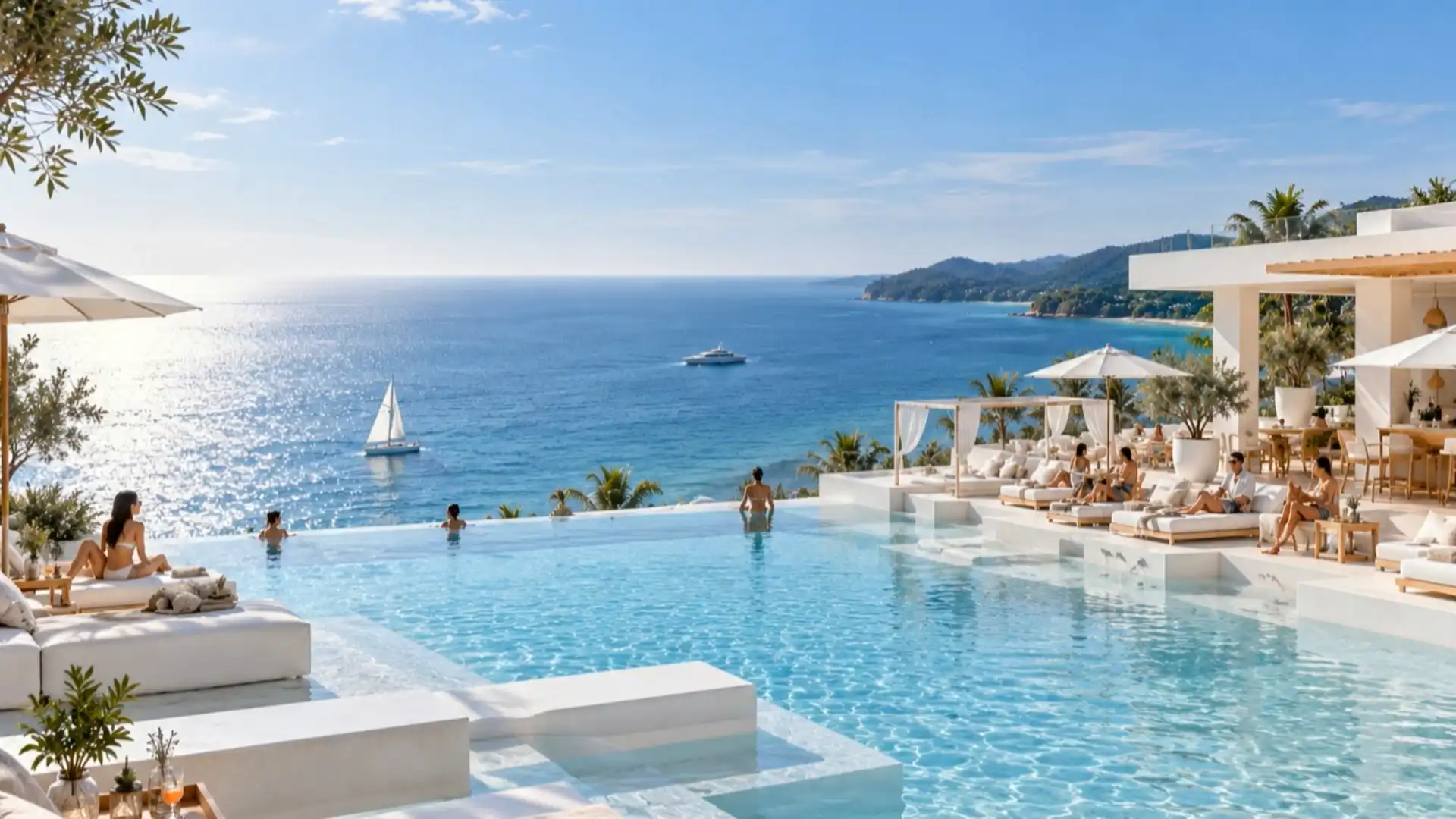 NARR Beach Club website on a computer